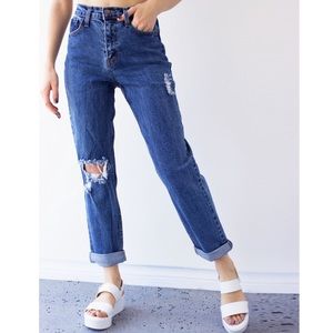Stretchy Boyfriend Jeans